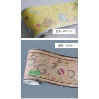 水果鮮花愛腰花PVC自粘線貼家具裝飾墻紙臥室客貼412紙廳腰線貼