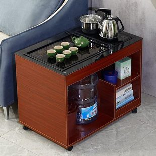 茶桌茶台组合玻璃茶几桌子 圆角茶几简约现代家用客厅小户型欧式