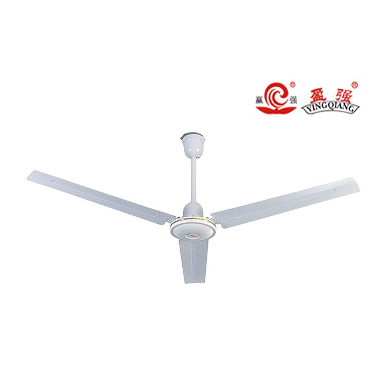 赢强/盈强吊扇商用风扇楼顶扇工业铜线 线电机大机头吊扇皇56寸60