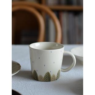 陶瓷咖啡杯 say雨天小树杯 牛奶杯 日常水杯 收集时光 包邮 Camus
