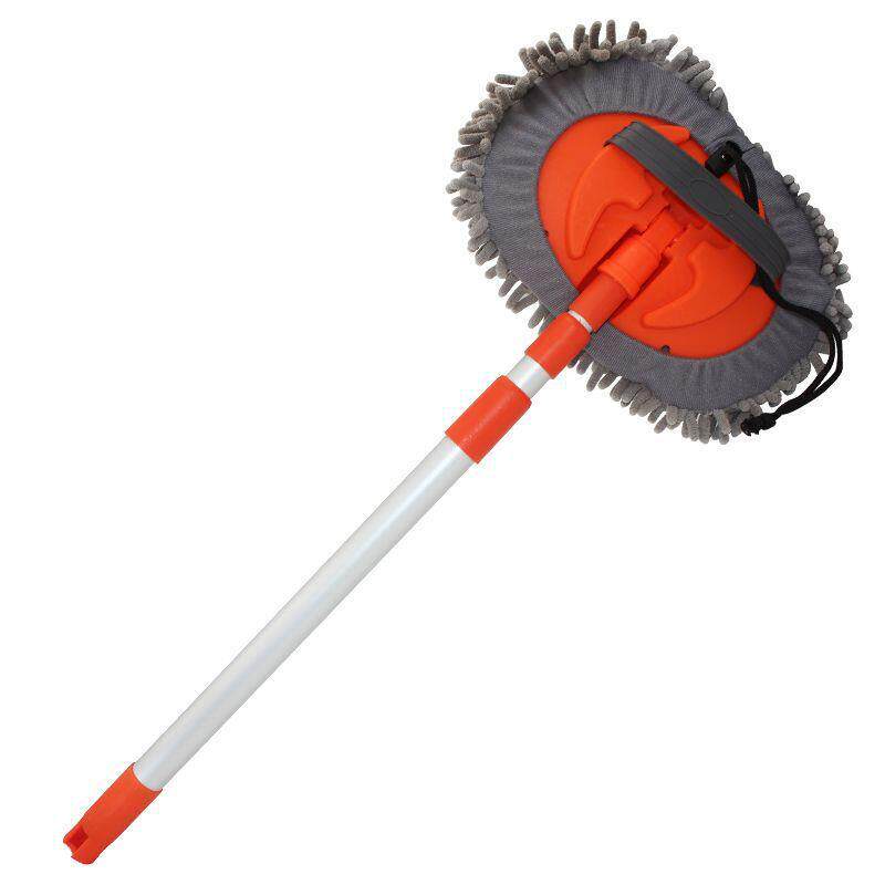 亿力 汽车掸子车用蜡拖把 洗车拖把除尘掸 三节拉杆式