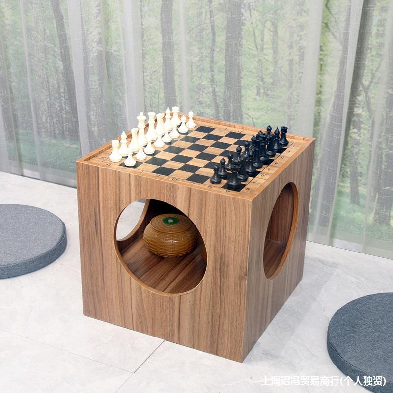 诏冯象棋围棋两用桌子双面二合一棋盘桌五子棋飘窗坐地榻榻米茶桌