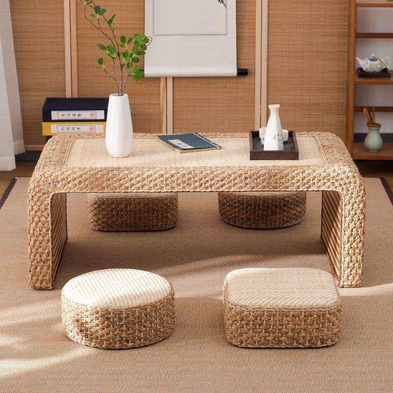 国学桌日式小茶几飘窗桌家用藤编榻榻米桌子阳台小茶几炕桌矮桌子,电子元器件市场,其它元器件,淘宝优惠券,粉丝福利购,淘宝优惠卷