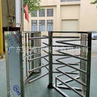 现货单向通道门 小区车站景区超市防尾随不锈钢门禁 排队半高转闸