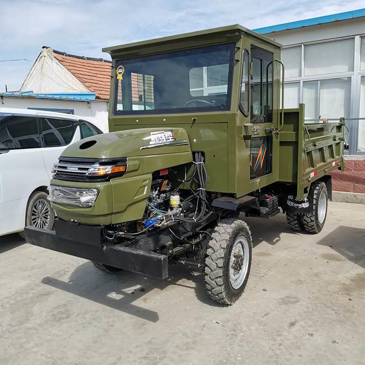 供应四不像农用运输车 矿用渣土六轮拖拉机 双顶液压四驱运输车