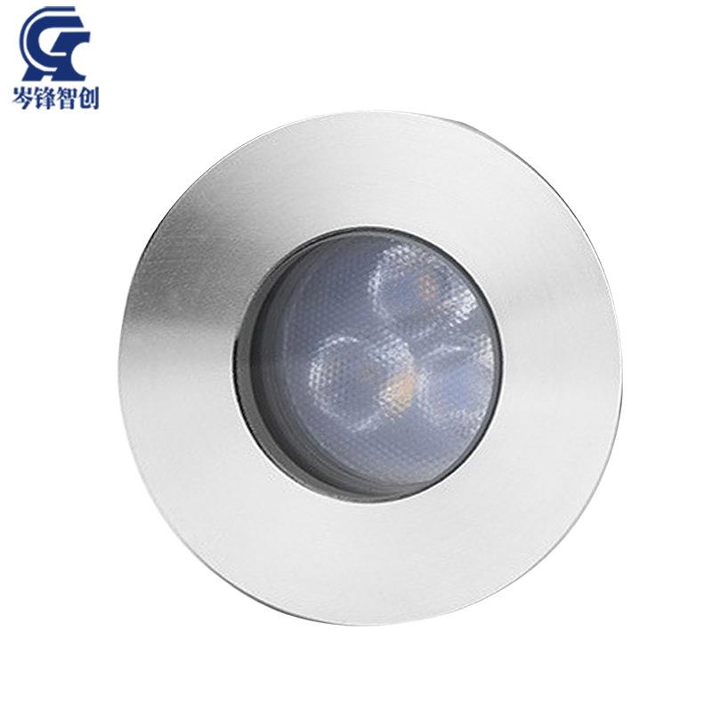LED水底灯锈水钢3W防IP68欧灯司朗光源不三珠喷泉704水下景观泳池