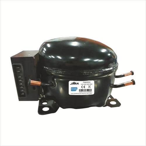 供直流压缩机ZM65DC,12V/24V直流压缩机用于大容量冷柜冷藏车