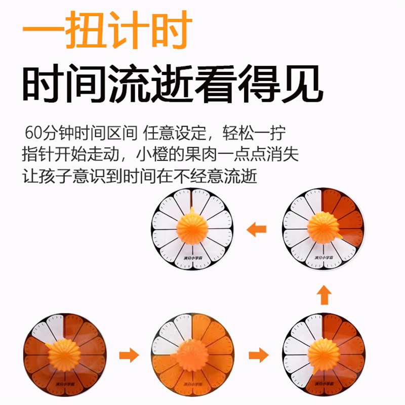 可视化任务打卡计时器学习倒计儿童自律定时提醒器静音时间管理器