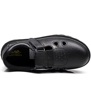 透气防臭工作鞋 夏季 钢包头防砸防穿刺工地安全鞋 轻便劳保鞋 男 凉鞋