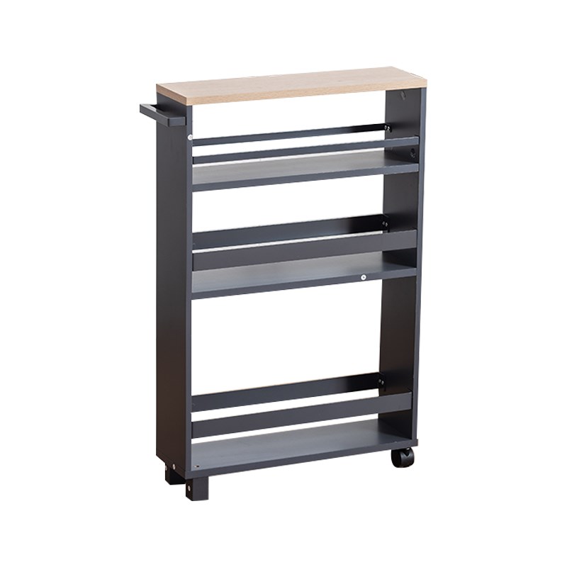 夹缝收纳柜厨房置物架r超窄边柜多层卫生间缝隙多层储物架可移动