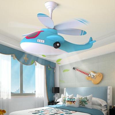 光谱无品牌/护眼智能控制男孩女孩室卧灯电扇卡通创全意儿童房间