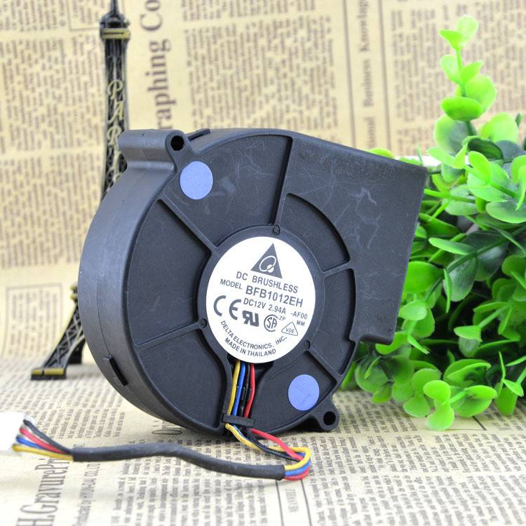 台达 BFB1012EH 9733 12V 2.94A 双滚珠大风量风扇离心涡轮鼓风机