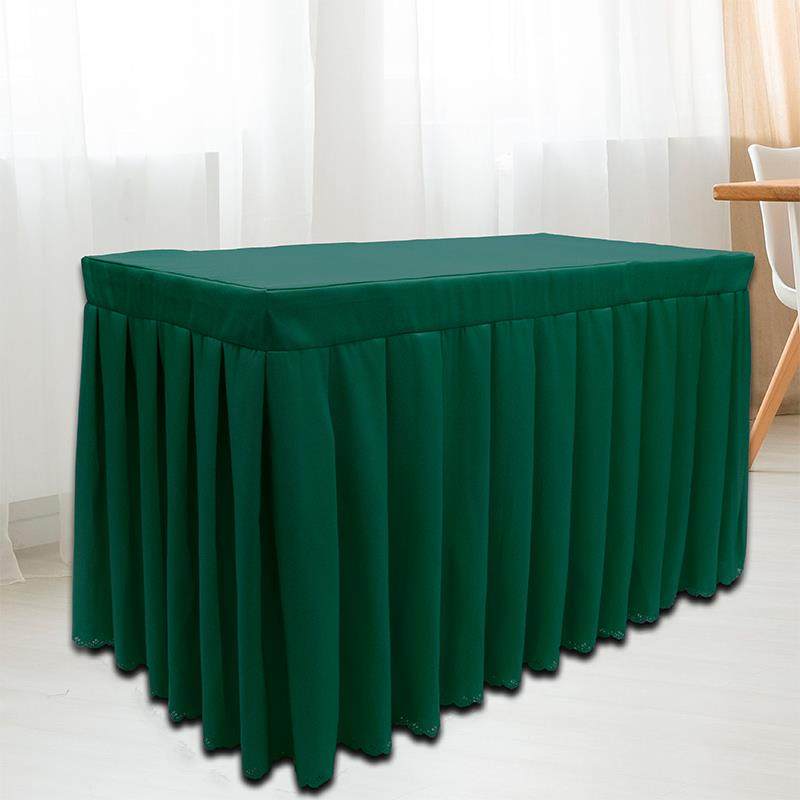 V4O台制长定方形桌布涤无品牌/纶布料桌裙办公会议活动签到酒店饭