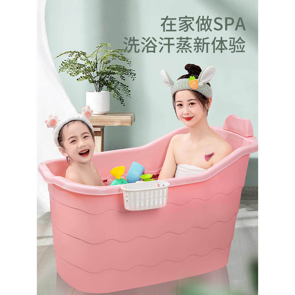 洗澡桶儿童家用OAN宝宝人沐浴桶加厚可坐孩盆浴婴儿洗澡盆小大泡