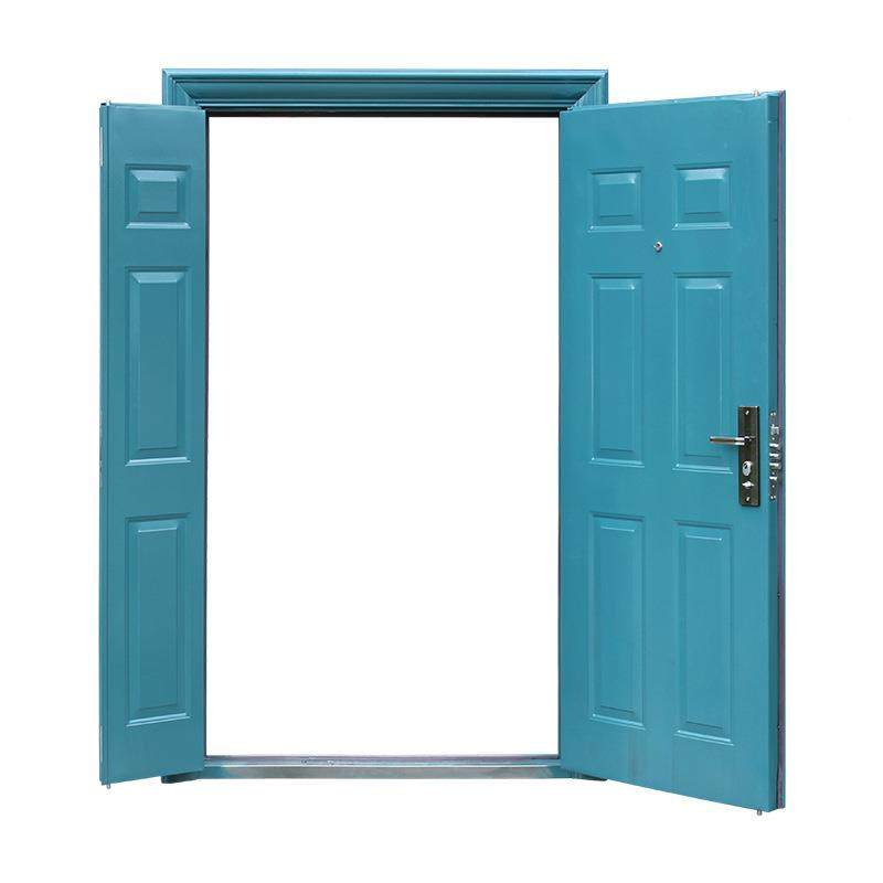 防盗门程家用进无品牌/户门校门子母门双开门出租房门工门安全学