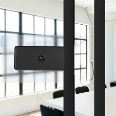 极窄框玻璃家QMV门锁磁吸音用浴室边门锁通用室内门平开静铝合金