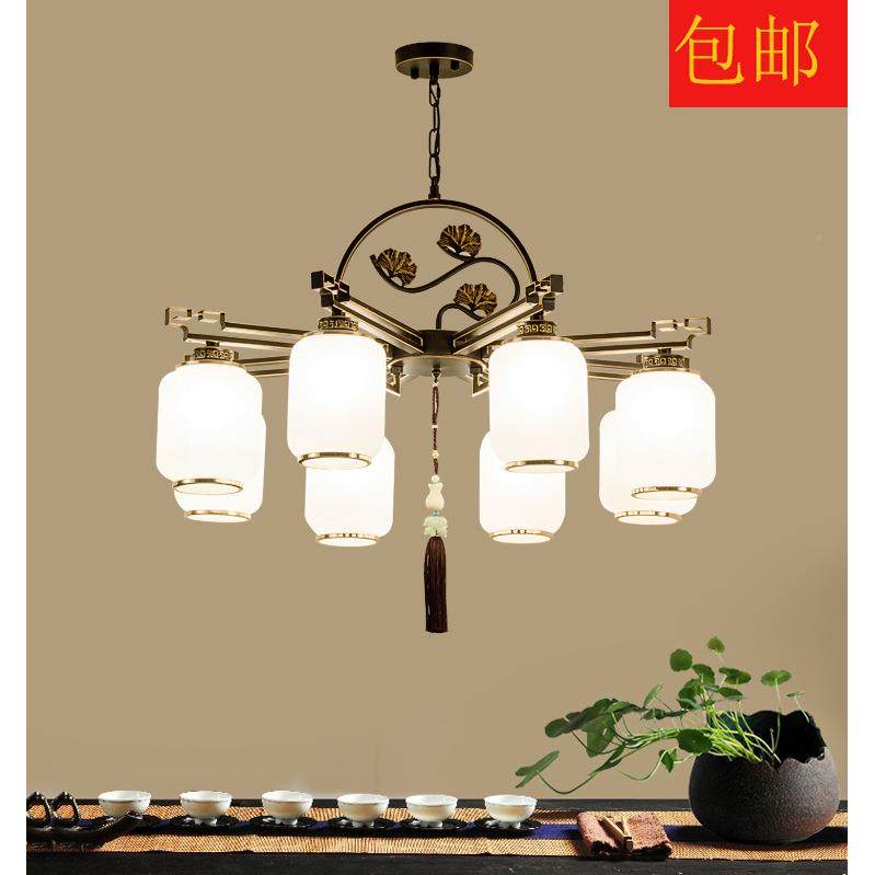 包新中式ED吊灯THC客厅灯温馨店工程别L邮墅餐厅吊灯创酒意卧室灯