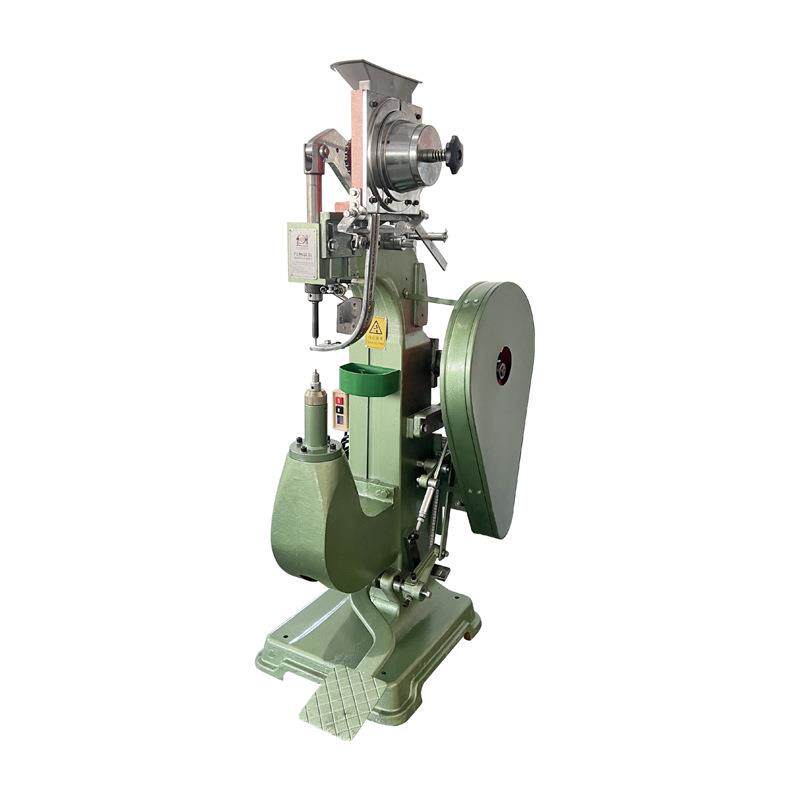 供应中型铆钉机拉杆箱行李箱包打扣机头盔皮带扣半自动鸡眼机