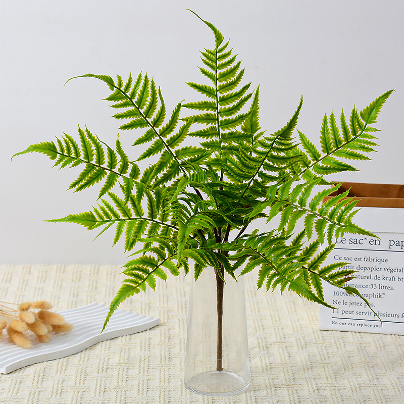 仿真叶子天门冬蕨类植物排草波斯工程背景墙排草蕨假草仿真花