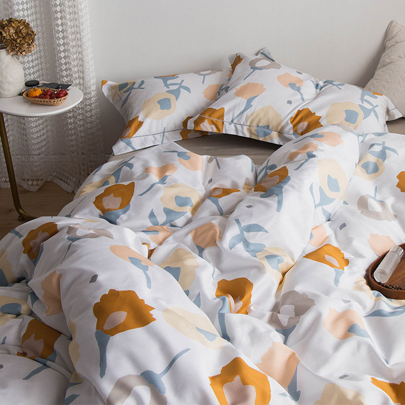 现货三月春芽60支贡缎丝滑被套单件被罩1.8米2米双人加大单人宿舍