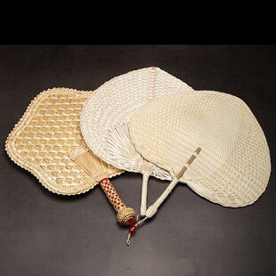 手工编织蒲扇芭蕉扇夏季 中国风麦秸草编夏天儿童 宝宝驱蚊扇子老式
