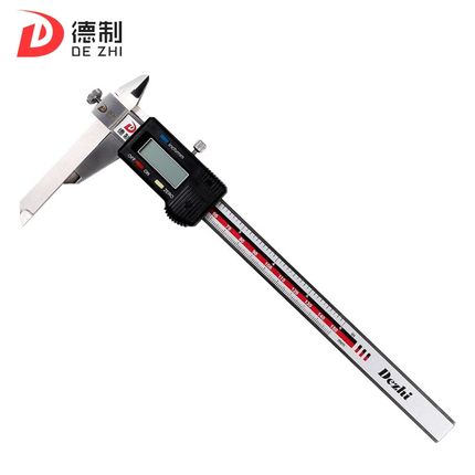 新款德制电子数显卡尺伸缩爪高精度不锈钢带表游标工业级量具包邮