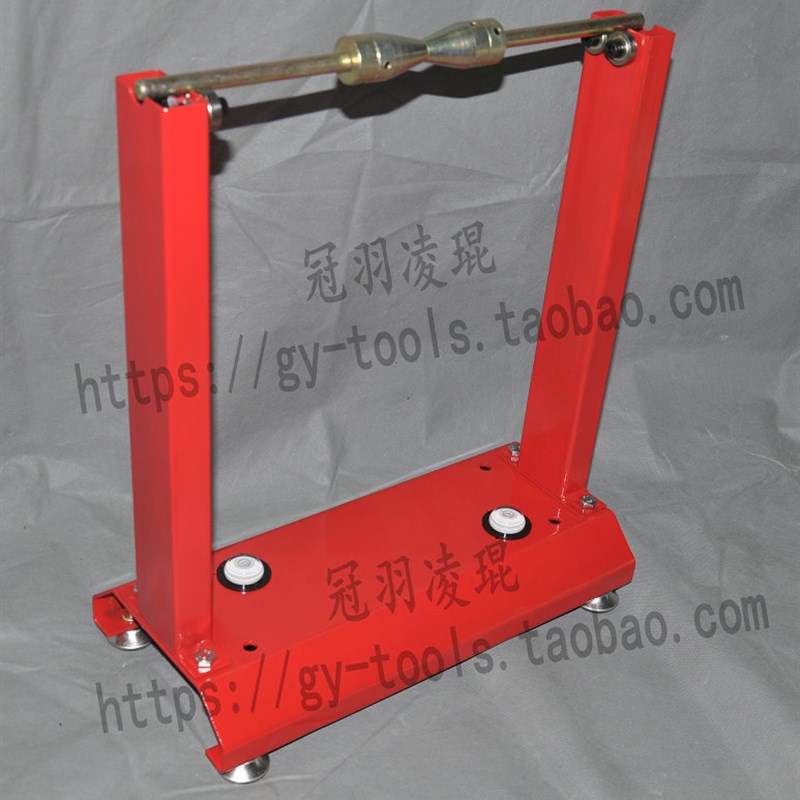 新款摩托车轮胎平衡机动平衡机手动简易动平衡机器机车调平衡工具