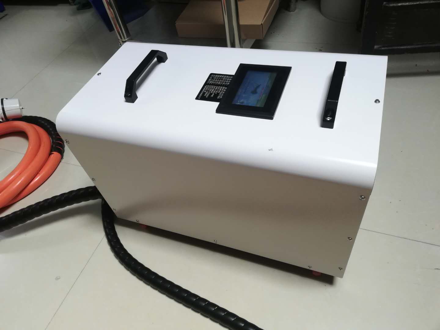 220V380V电动汽车货车9孔快充新能源家用直流充电桩预约充电便携