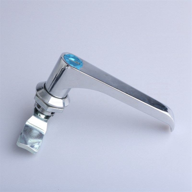 MS324-1-2锌合金电柜箱执手锁 工业柜门锁 机箱机柜门L型把手锁