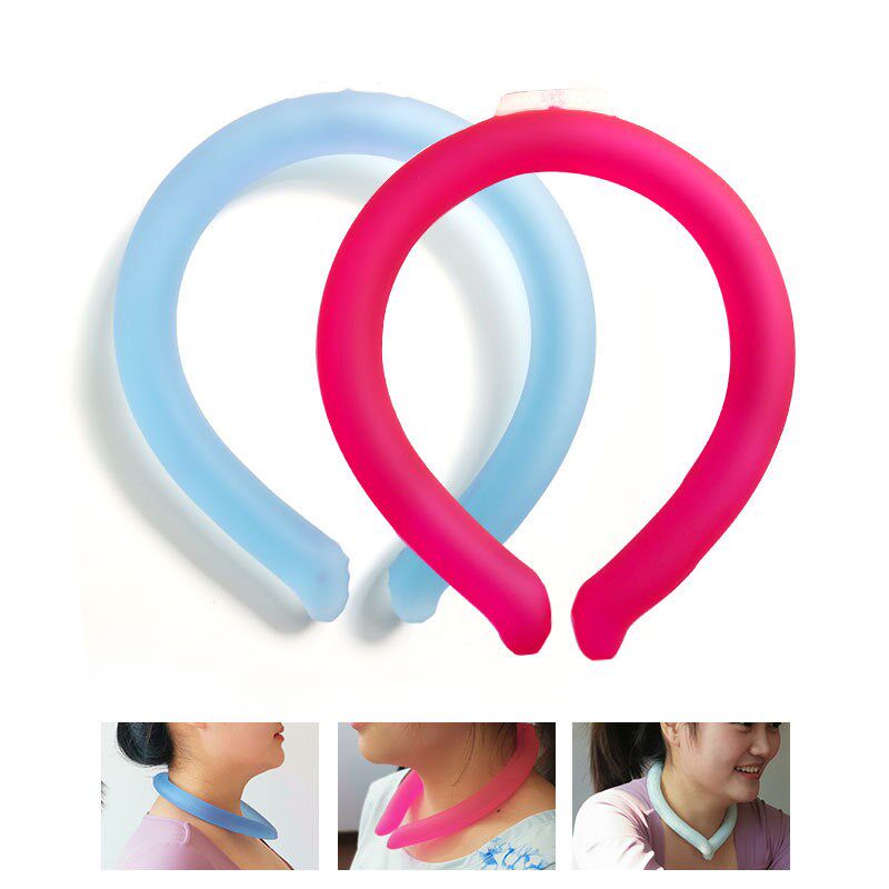 热销夏季网红降温神器冰凉颈圈男女通用款18度冰项圈挂脖降冰凉圈