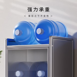 收纳柜家用收纳杂物柜客厅多层置物架带门防尘收纳柜厨房整体橱柜