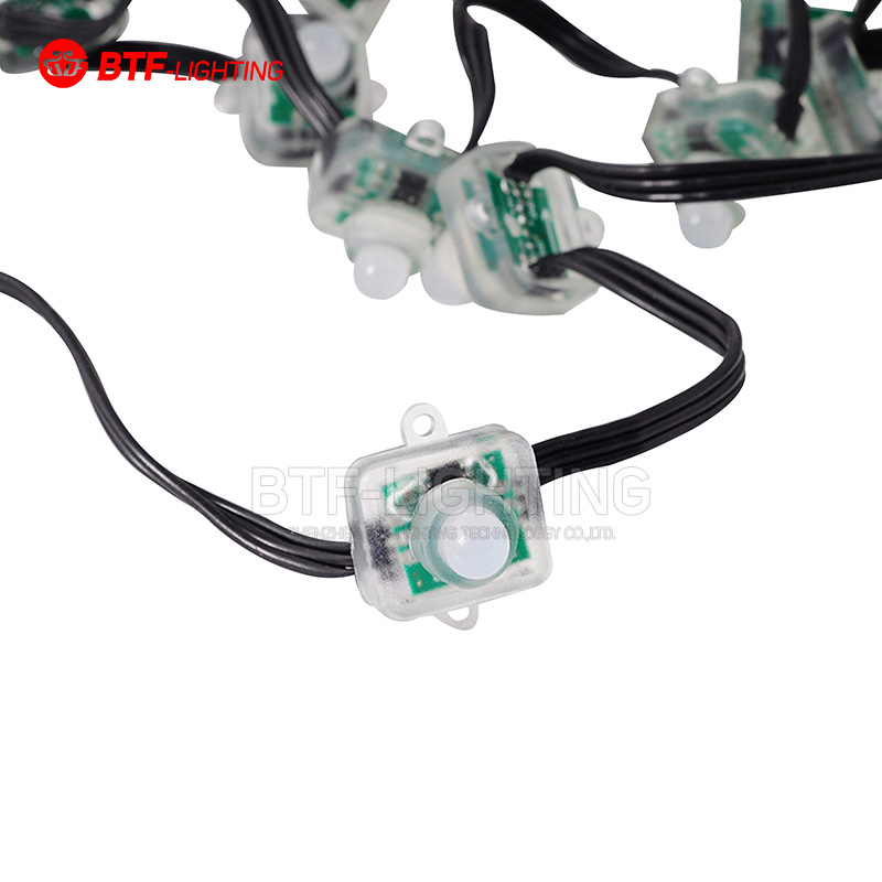 热卖LED全彩WS2811方形广告字牌招牌外露灯串ROGB灌胶防水5V装饰