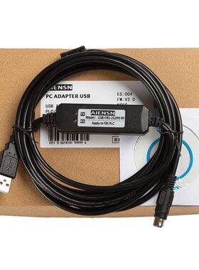 适用永宏FBS/B1Z系列PLC编程电缆USB-FGBS-232PO-9F数据通讯下载
