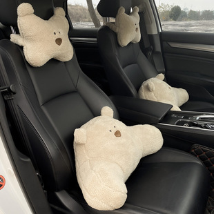 汽车头枕腰靠一对车内主驾驶座椅靠枕车用护颈枕车载开车腰托网红