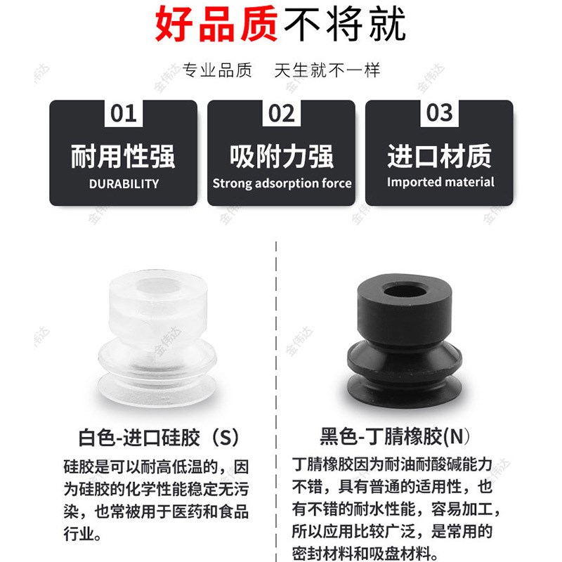 SMC气动真空吸盘工业ZP3-T06/T04/T10/T08/T16/TO13UMGN/UMGS-A5