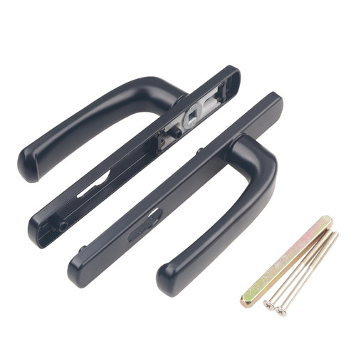 铝合金门锁把手8535门锁断桥铝门锁配件铝合金门锁体把手115孔具