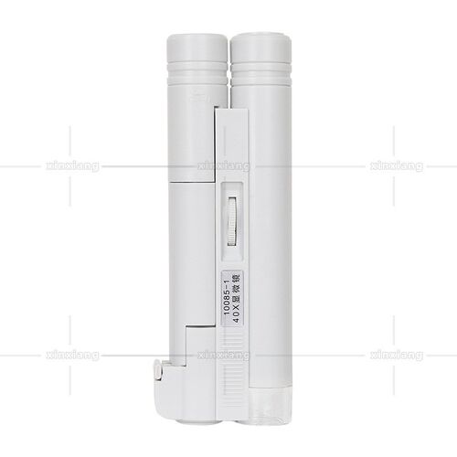 双筒40倍LED灯便携式高倍手持式印刷纸制品网点显微镜/鉴赏放大镜