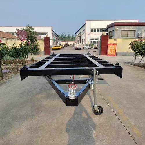 移动式房底盘集装箱房屋拖车活动房屋拖车流动餐厅拖车底盘