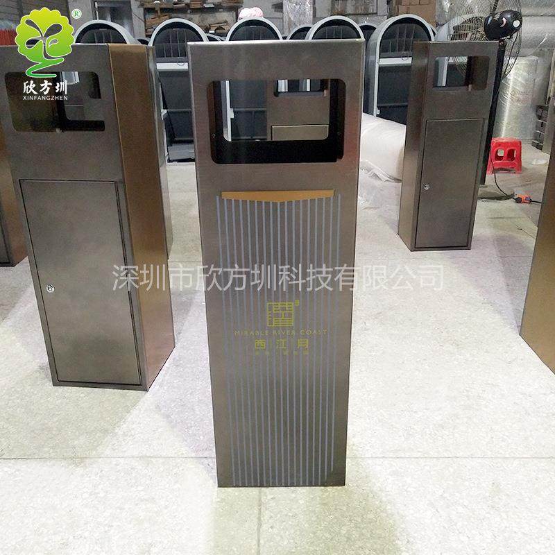 电镀不锈钢垃圾桶烟灰盅金属耐室内电梯口酒店大堂金属果皮箱,基础建材,不锈钢垃圾桶,淘宝优惠券,粉丝福利购,淘宝优惠卷