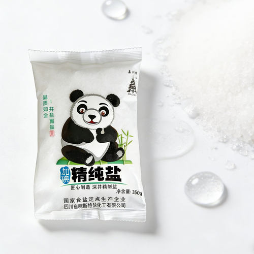 350g精纯盐 家用食盐厨房用盐深井矿盐四川盐健康细盐[嘉州牌A1]