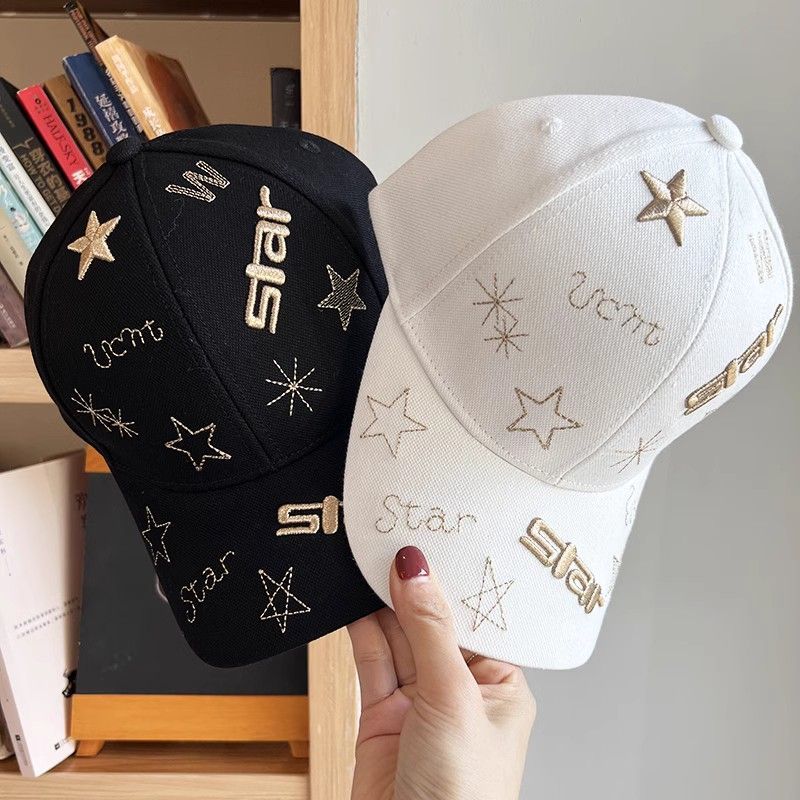 2025新款帽子女春秋硬顶棒球帽韩版新款百搭休闲遮阳显脸小鸭舌男