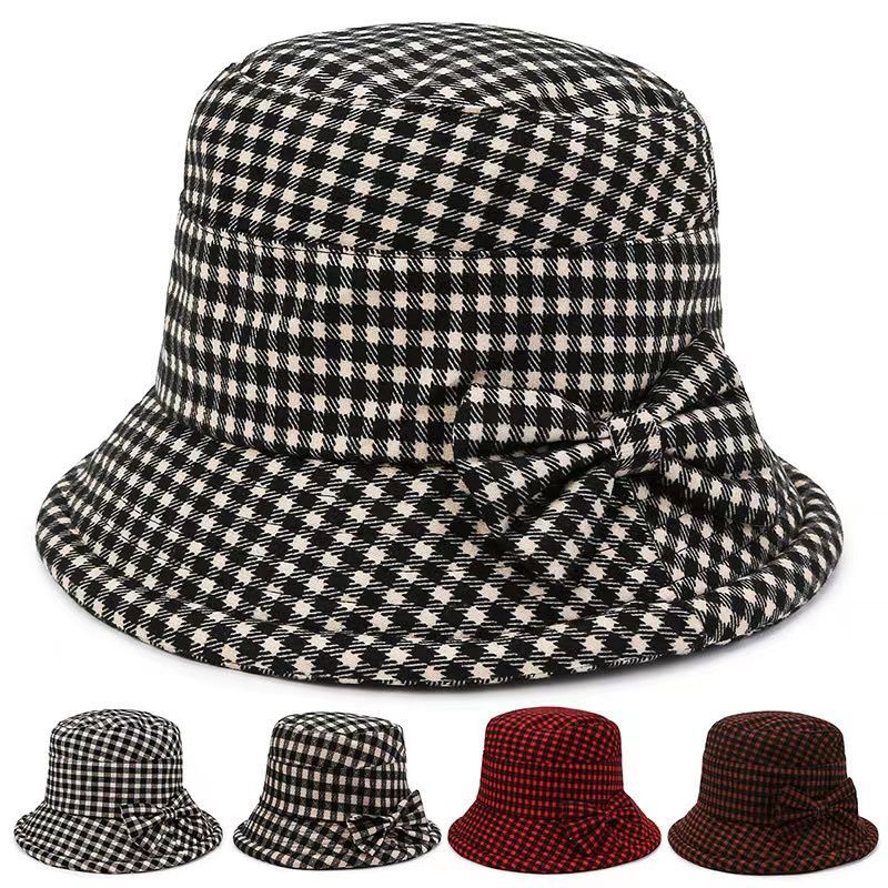 2024春季新款中老年人帽子奶奶老太太渔夫帽妈妈防晒遮阳礼帽盆帽