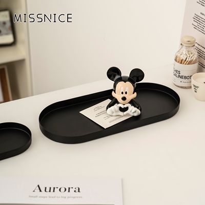 MISSNICE轻奢桌面玄关钥匙收纳盘香薰蜡烛摆件托盘卫生间客厅装饰