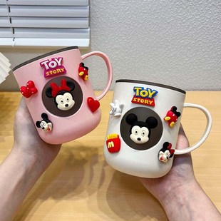 刷牙杯子儿童男孩女孩洗漱杯子高级感 漱口杯家用可爱卡通2024新款