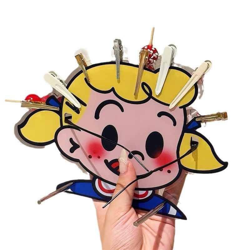 办公桌好物女生工位桌面改造神器原田治置物架解压小摆件发夹收纳