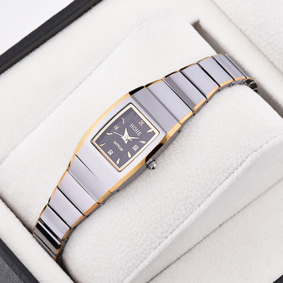 HOHE手表钨钢防水石英表时尚女表