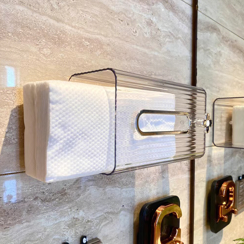 洗脸巾收纳盒免打孔壁挂式化妆室纸巾G盒一次性洁面巾洗面巾置物
