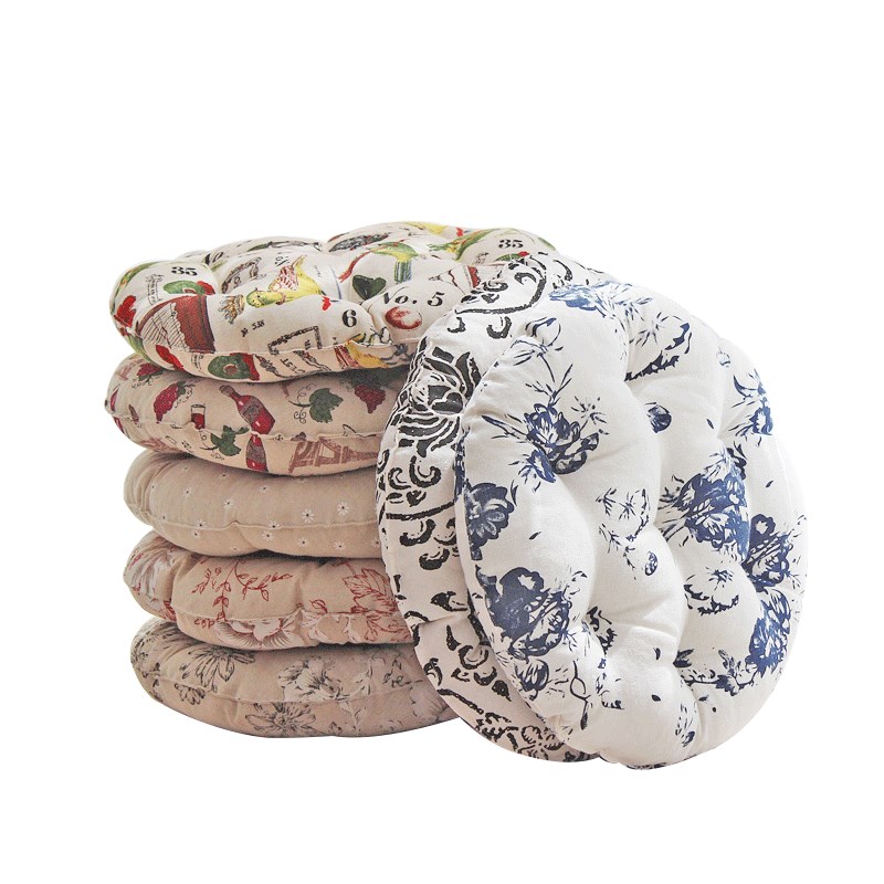 布艺蒲团椅d垫打坐垫 榻榻米飘窗垫 圆形和室垫学生板凳 跪拜坐垫