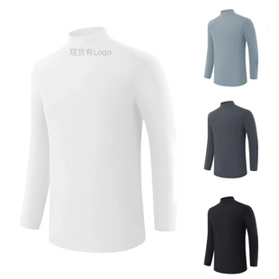 jl新款男士高尔夫秋冬季保暖衣修身防风长袖内搭运动性保暖打底衫