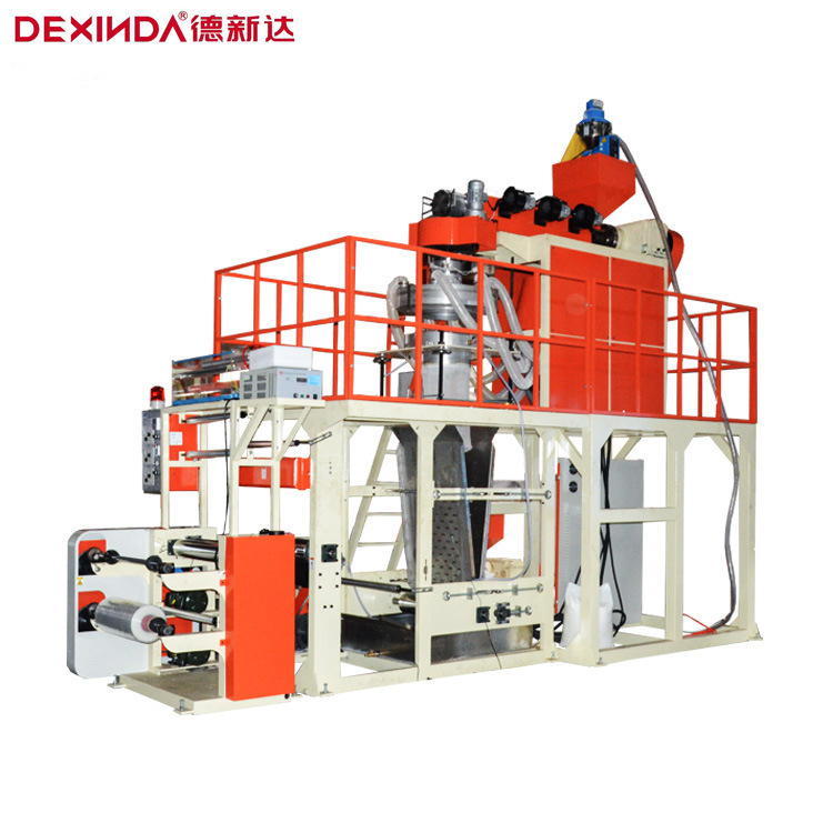 全自动PP吹膜机 下吹水冷PE生产游戏卡套袋 PP相册袋生产线厂家